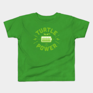 Turtle Power - ooze green Kids T-Shirt
