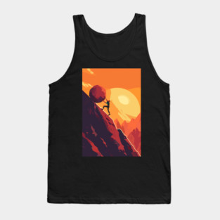 A day in the life of sisyphus Tank Top