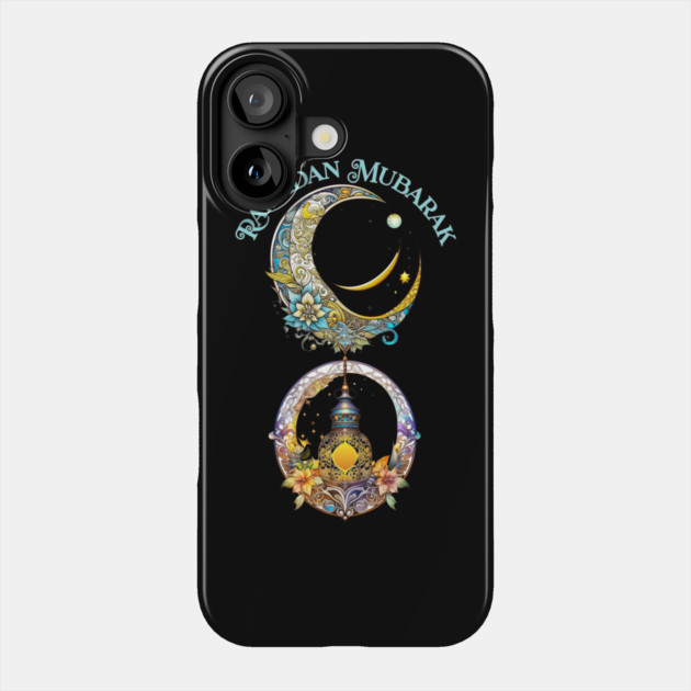 Art Nouveau Ramadan Moon and Lantern Phone Case by HolidayBug