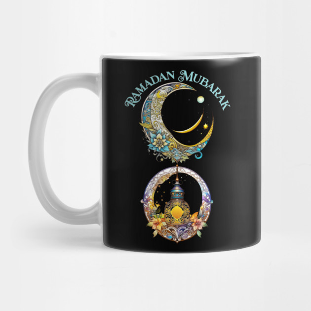 Art Nouveau Ramadan Moon and Lantern by HolidayBug