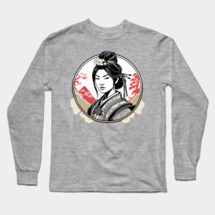 Geisha-Girl Long Sleeve T-Shirt