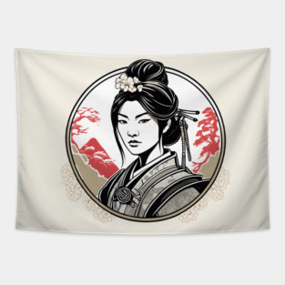 Geisha-Girl Tapestry