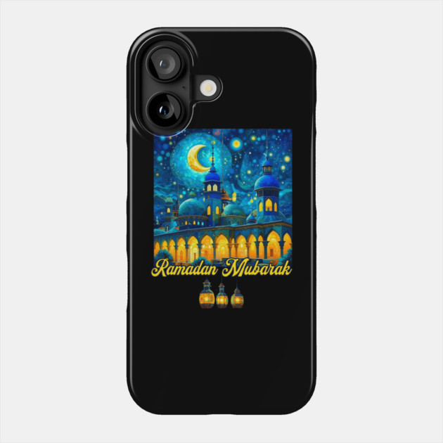 Starry Night Ramadan Mosque Phone Case by HolidayBug