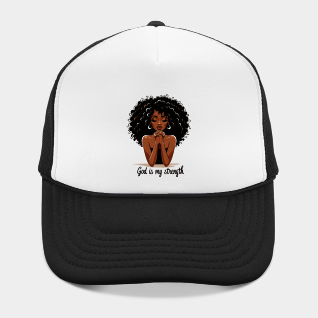 Woman Praying - God is my strength by UrbanLifeApparel