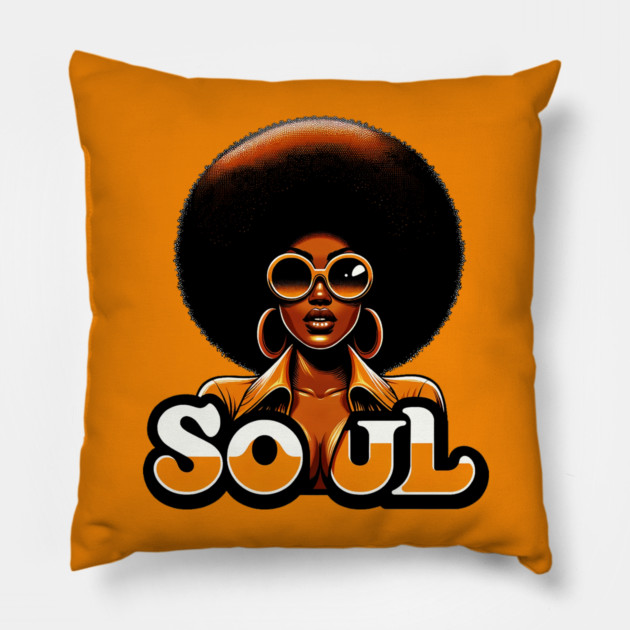 Soul Woman Pillow by UrbanLifeApparel