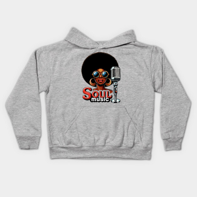 Soul Music Kids Hoodie by UrbanLifeApparel