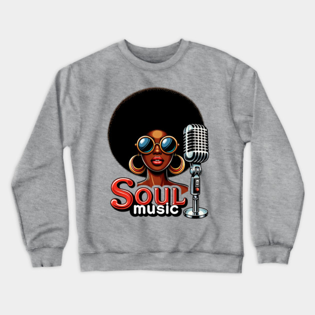 Soul Music Crewneck Sweatshirt by UrbanLifeApparel