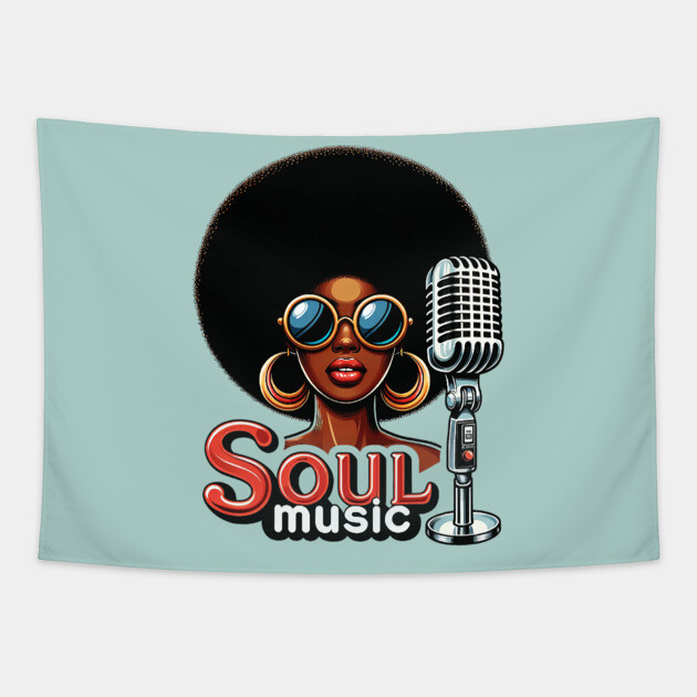 Soul Music Tapestry by UrbanLifeApparel