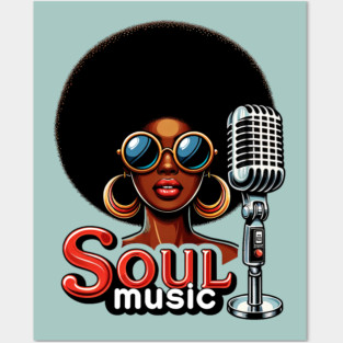 Soul Music Posters and Art