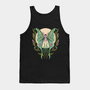 Mystical Luna Moth Tank Top