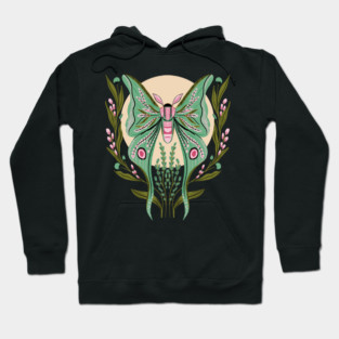 Mystical Luna Moth Hoodie