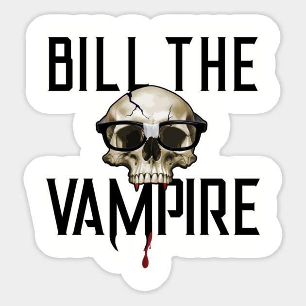 Bill The Vampire - Nerd King (dark) Magnet by Rick Gualtieri