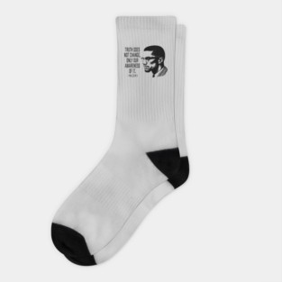 Malcolm X - Truth Does Not Change... Socks