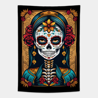 Mexican-Girl Tapestry
