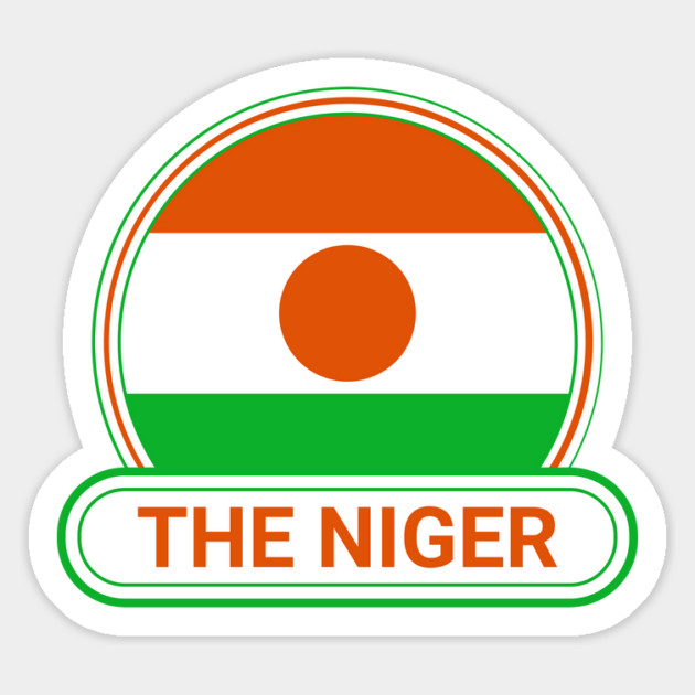 The Niger Country Badge - The Niger Flag Magnet by Yesteeyear