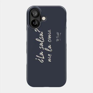 La salsa. Me la como. Tito Puente. Phone Case