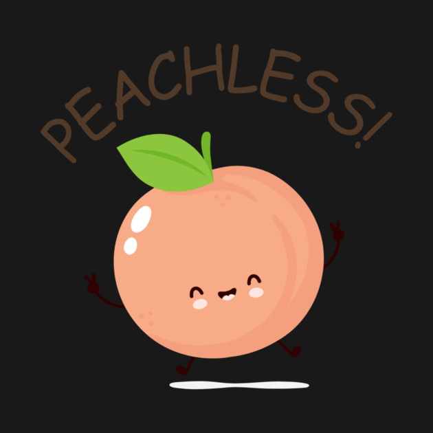 Peachless Funny Peach by The WYLD Tribe