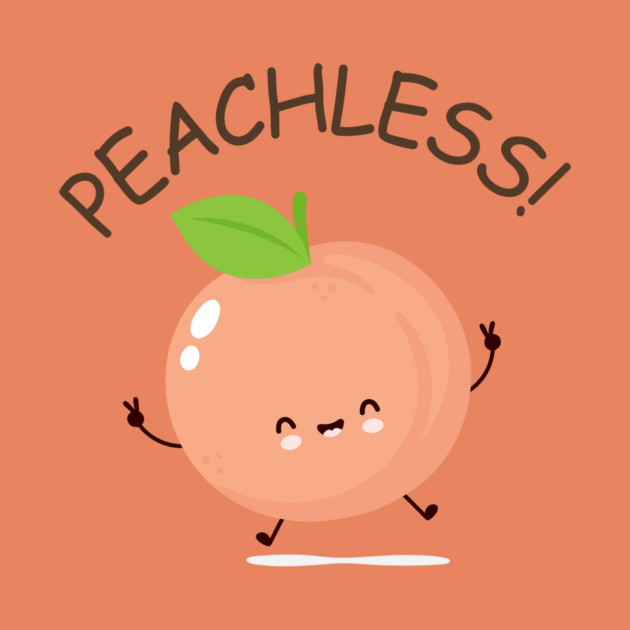 Peachless Funny Peach by The WYLD Tribe