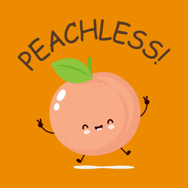 Peachless Funny Peach by The WYLD Tribe