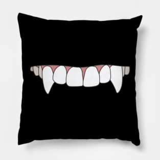 Upper teeth of a vampire Pillow