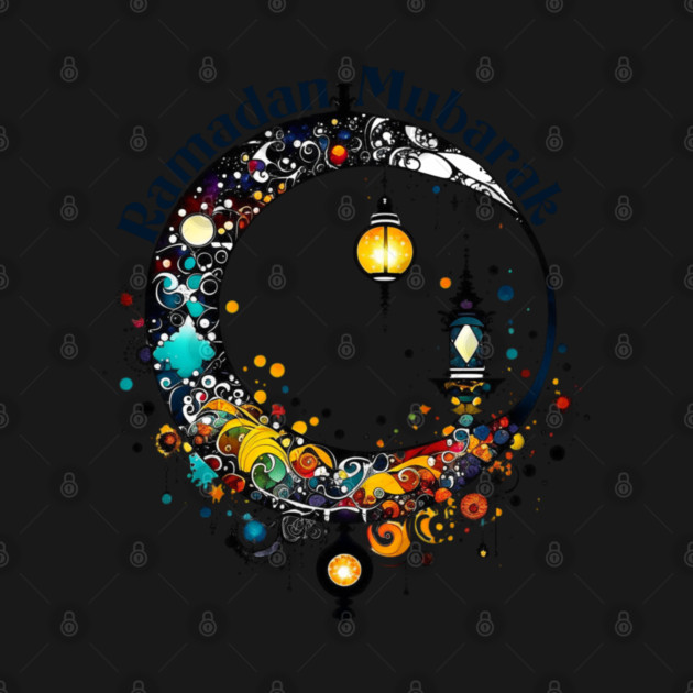 Pollock-style Ramadan Moon by HolidayBug