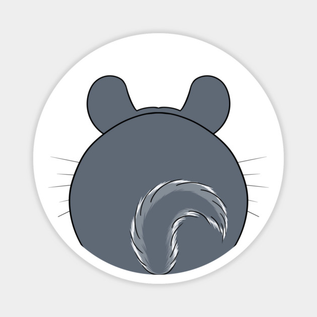 Chinchilla Butt Magnet by DeguArts