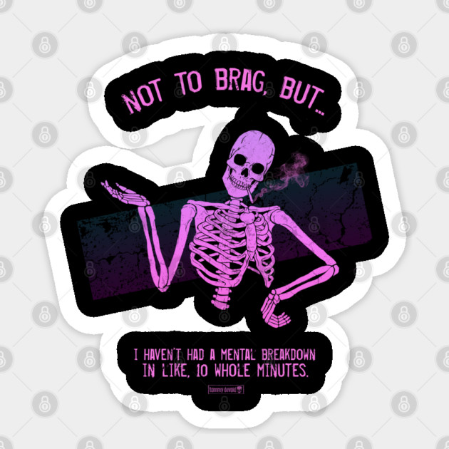 A New Record! Sticker by Tommy Devoid