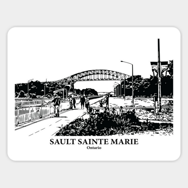 Sault Sainte Marie - Ontario Magnet by Lakeric