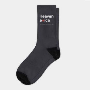 Heavenetica - The Divine Member of the Helvetica Typographic Font Family Socks