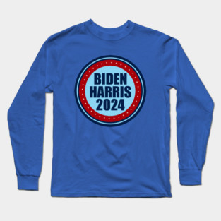 Biden Harris 2024 Long Sleeve T-Shirt