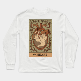 The Heart - Cats Tarot Long Sleeve T-Shirt