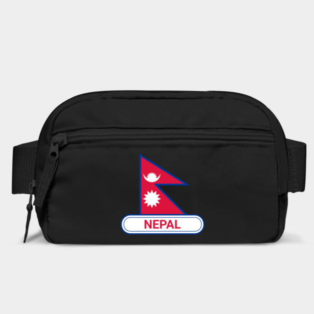 Nepal Country Badge - Nepal Flag by Yesteeyear