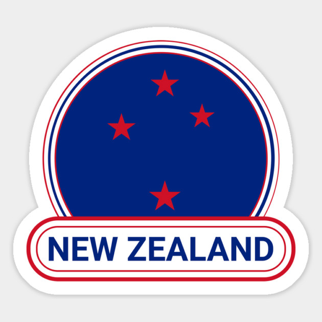 New Zealand Country Badge - New Zealand Flag Magnet by Yesteeyear