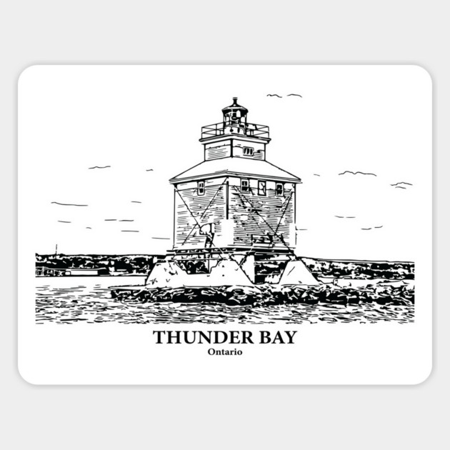Thunder Bay - Ontario Magnet by Lakeric
