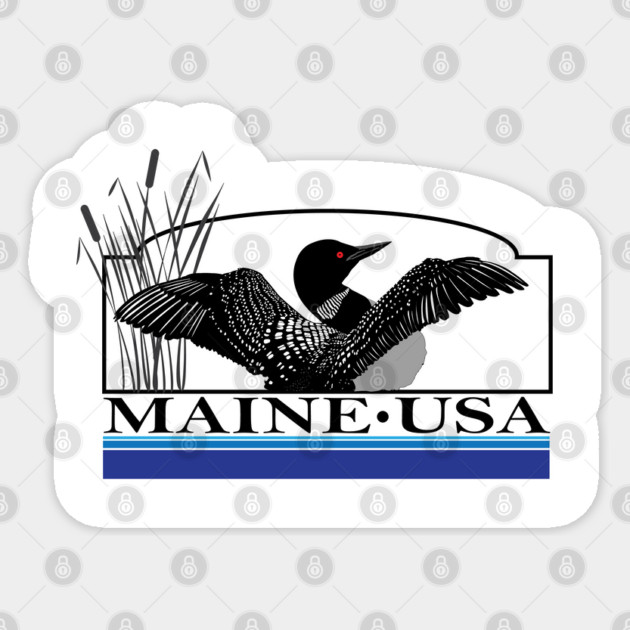 Maine Sticker by DickinsonDesign