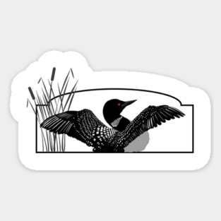 Loon Bird Sticker