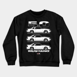 Foxbody 5.0 Ford Mustang Sides Crewneck Sweatshirt