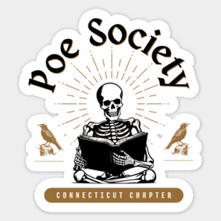 Poe Society Connecticut Chapter Sticker