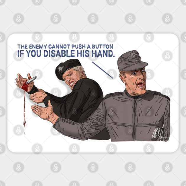 Starship Troopers: Instructor Named Zim Sticker by 51Deesigns