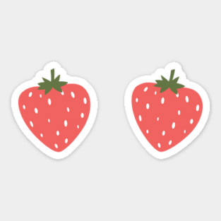 Summer Strawberry Boobs Sticker