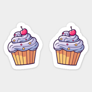 Cupcake Boobs Sticker