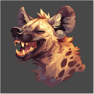 hyena Posters and Art