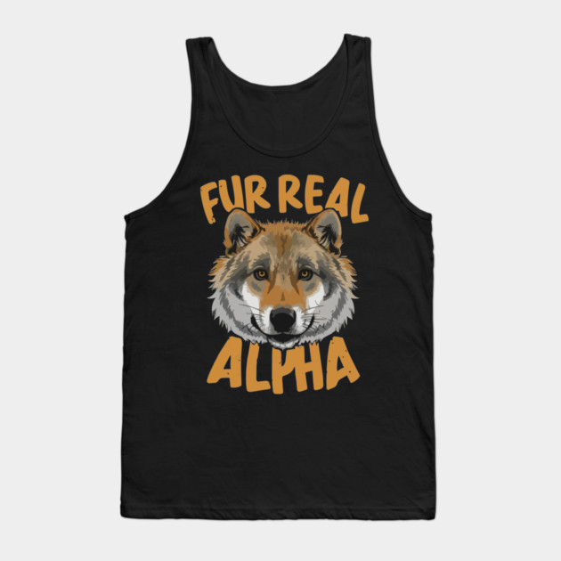 FUR Real Alpha Tank Top by DIGITAL MERCH CREATIONS