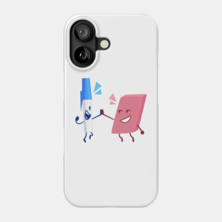 Pen and Eraser Phone Case