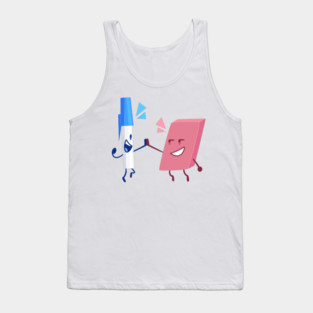 Pen and Eraser Tank Top