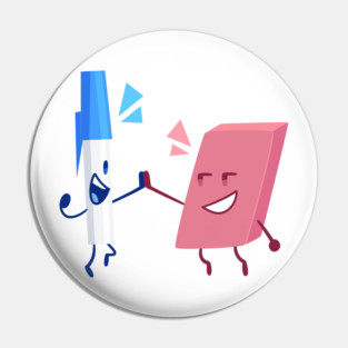 Pen and Eraser Pin