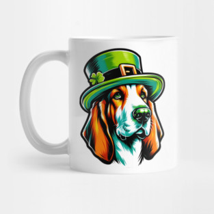 Basset Fauve de Bretagne Celebrates Saint Patrick's Day Mug