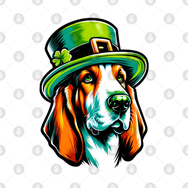 Basset Fauve de Bretagne Celebrates Saint Patrick's Day by ArtRUs
