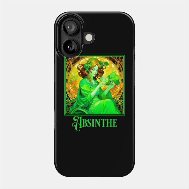 Art Nouveau Absinthe Phone Case by HolidayBug