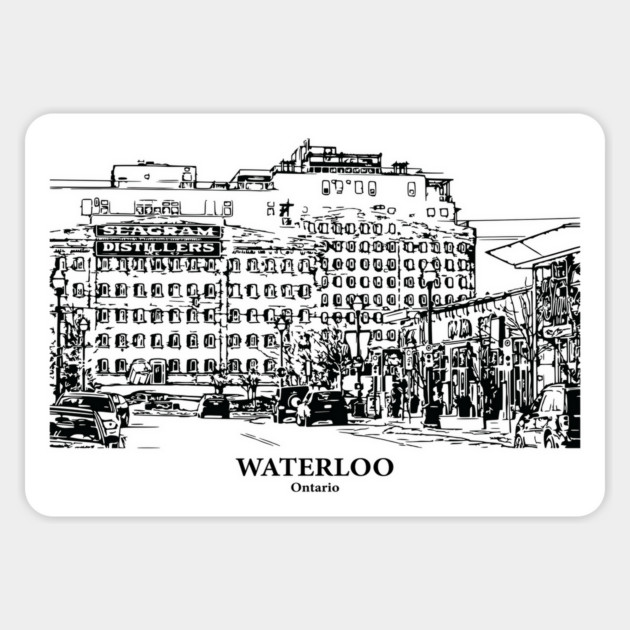 Waterloo - Ontario Magnet by Lakeric